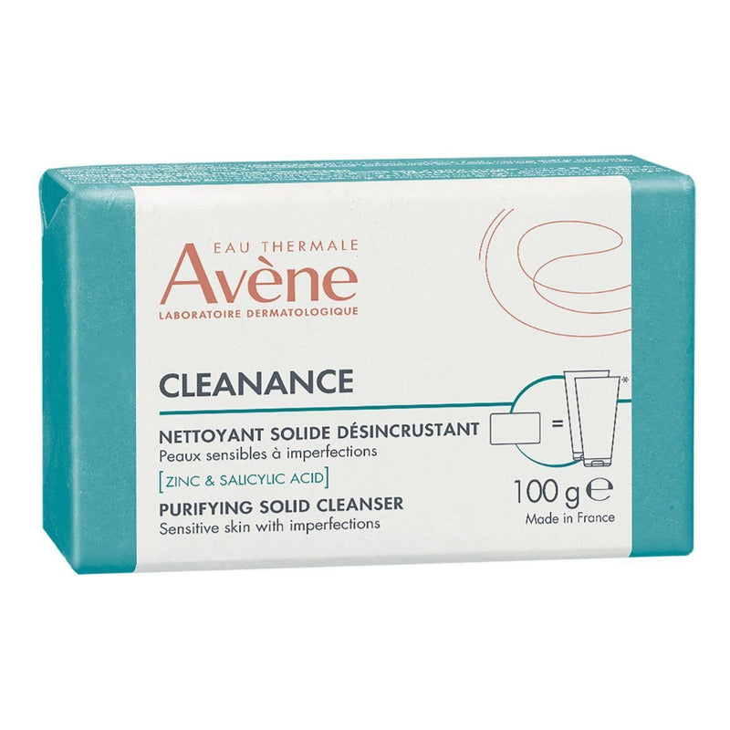 Avene Cleanance Barra Limpiadora Purificante Piel Grasa 100g