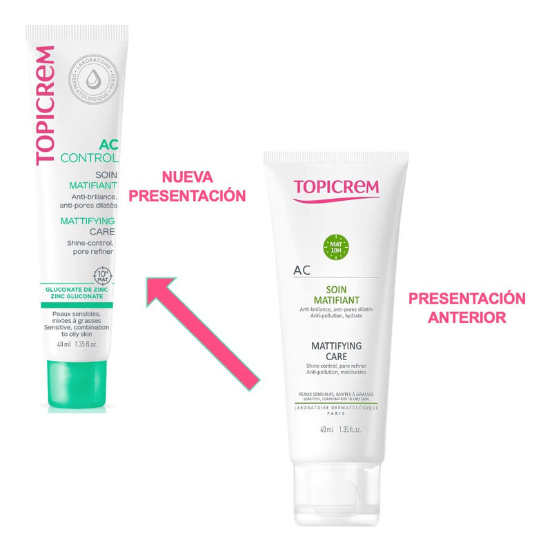 Topicrem Ac Gel Cuidados Matificantes 40 Ml