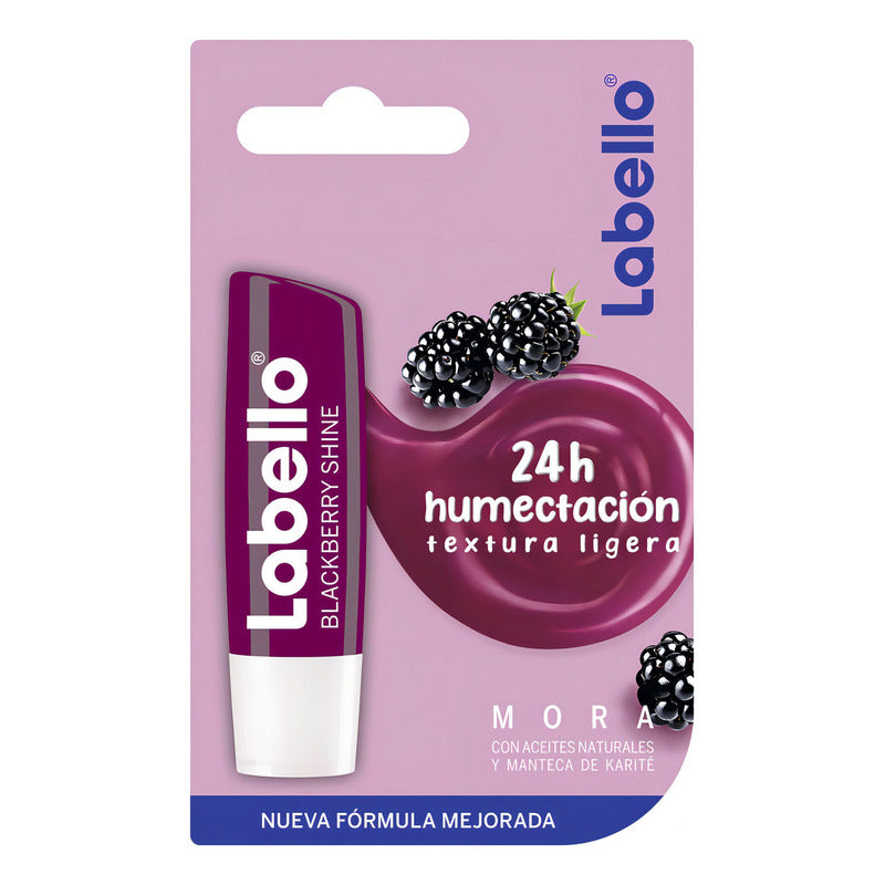 Labello Bálsamo Labial Protector Humectante Mora 4.8g
