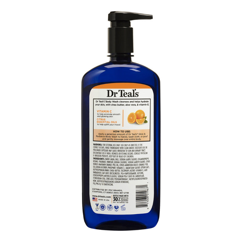 Body Wash Dr Teals Jabón Corporal Citrus Vitamina C 710ml