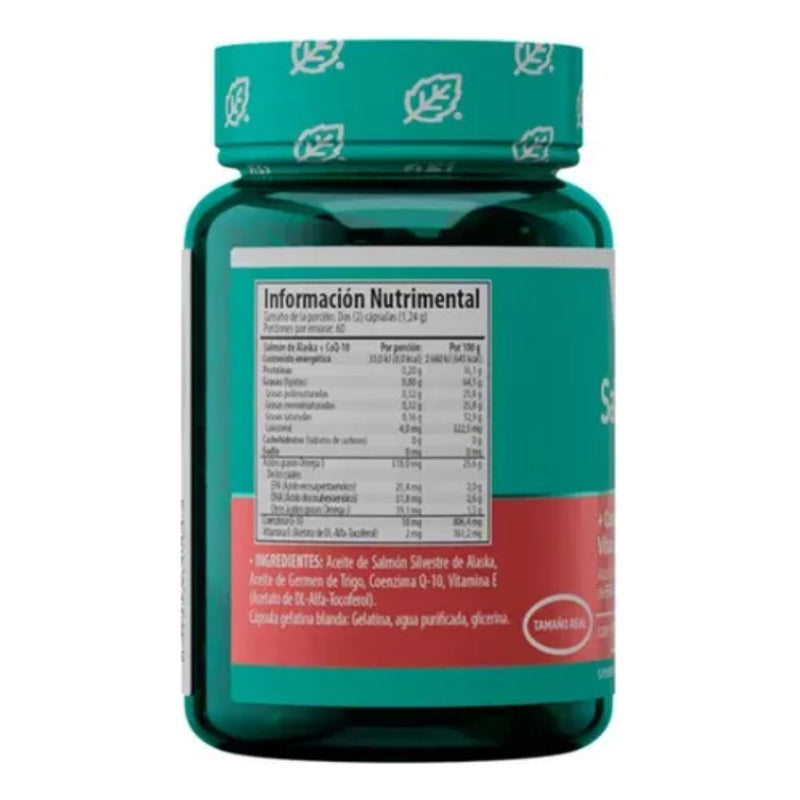 Solanum Minicaps Salmón De Alaska Omega 3 + Vita E 120 Caps Sin Sabor