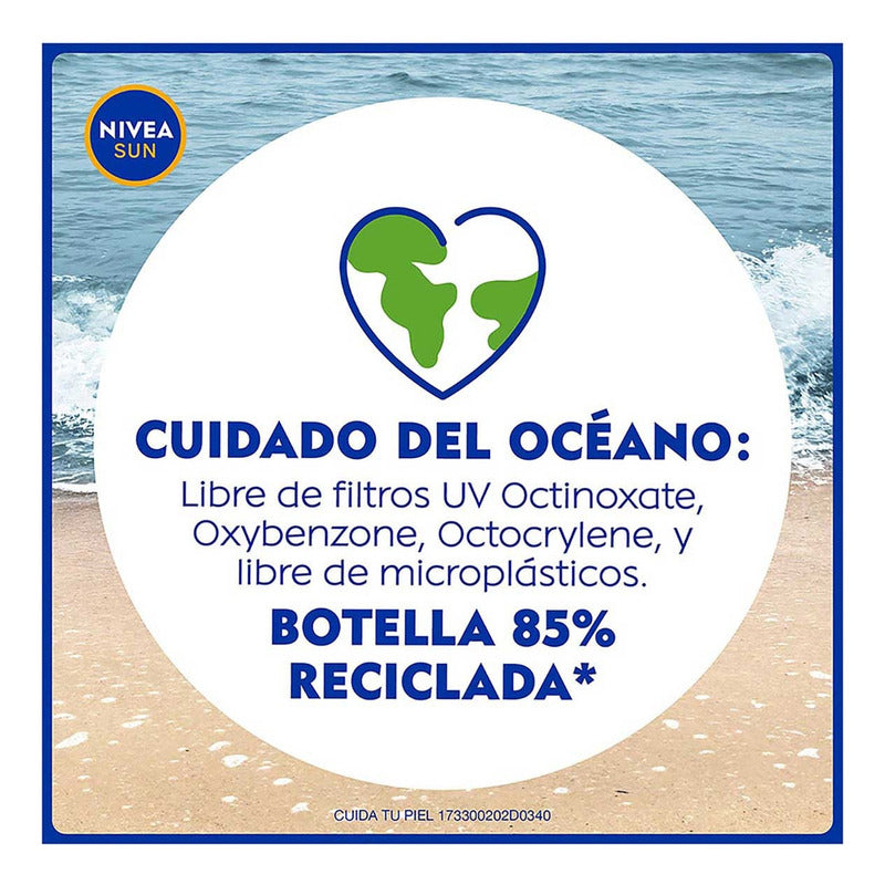 Nivea Sun Kids Protector Solar Corporal Protect & Moisture (125 Ml), Loción Solar No Grasosa Ni Pegajosa Ideal Para La Piel Sensible De Los Niños Fps 50+ Resistente Al Agua