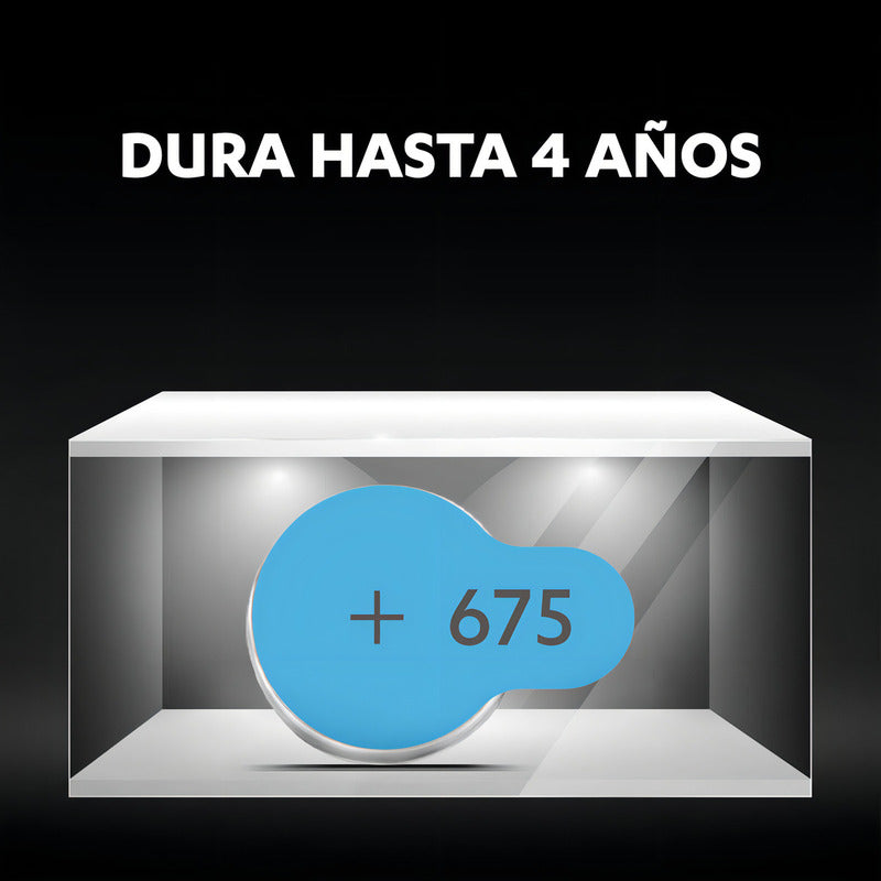 Duracell Pila Auditiva Pr 675 Zinc-air Pr675 (6 Baterías)