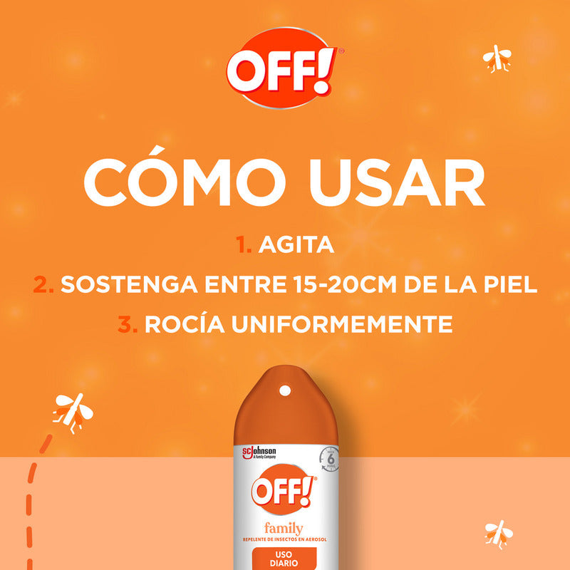 Repelente De Mosquitos En Aerosol Off! 170g
