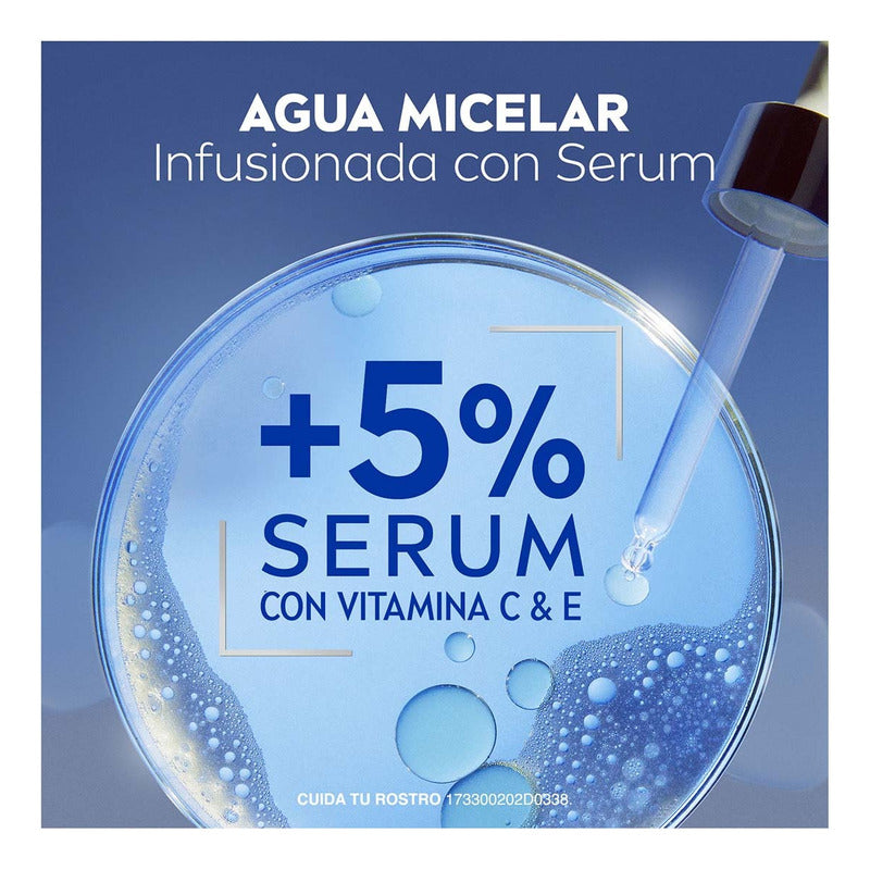 Nivea Agua Micelar Iluminadora 400 Ml | Limpia E Hidrata Día/noche Todo Tipo De Piel