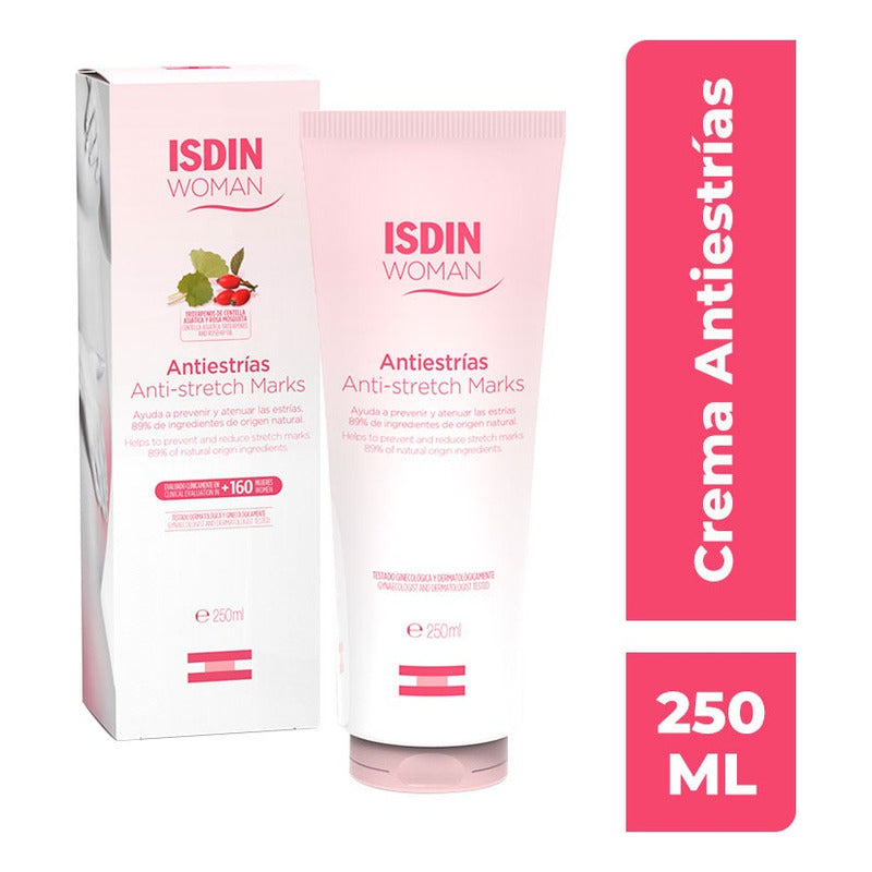 Crema Antiestrías Rosa Mosqueta | Isdin Woman | 250ml