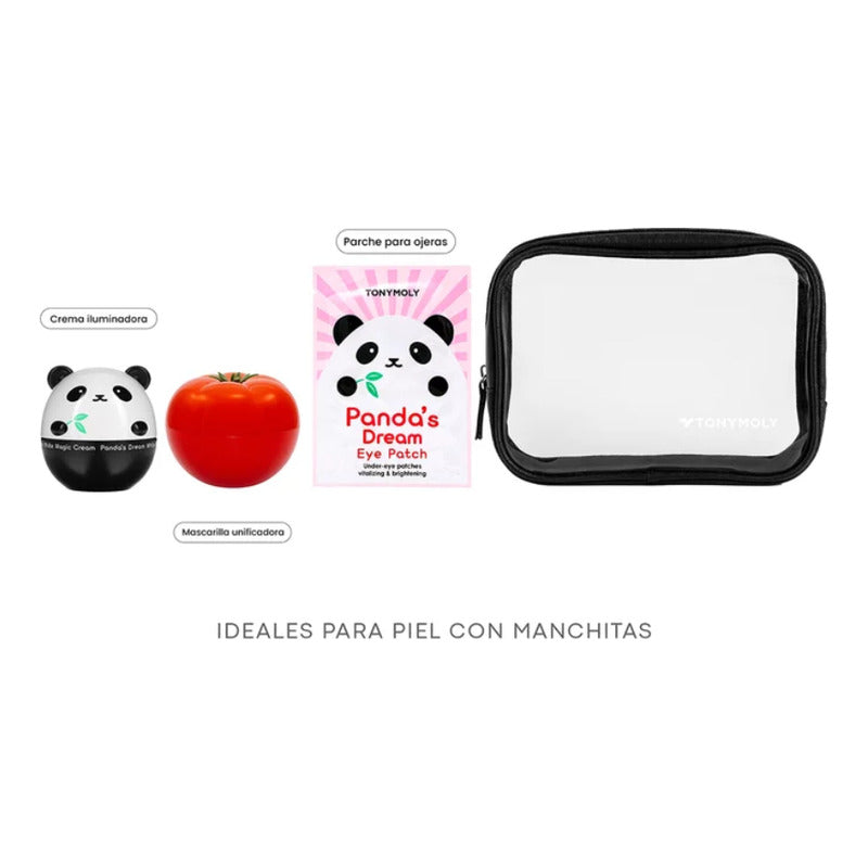 Tony Moly Anti Manchas 3 Pzas + Cosmetiquera