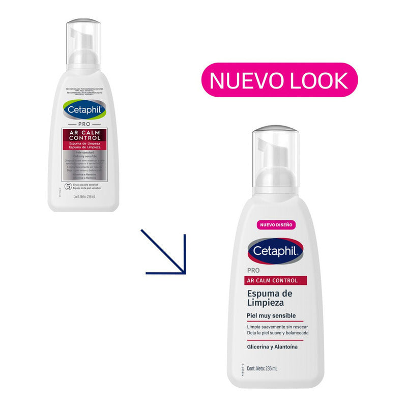 Cetaphil Pro Air Calm Control Espuma Limpiadora Facial 236ml