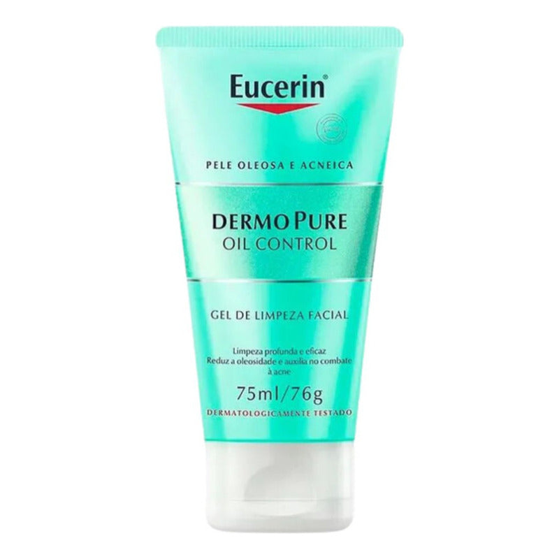 Eucerin Dermopure Oil Control Gel Limpiador 75ml Grasa Día/noche
