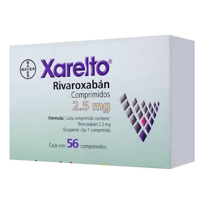 Xarelto Comprimido 2.5 Mg, 56 Comprimidos
