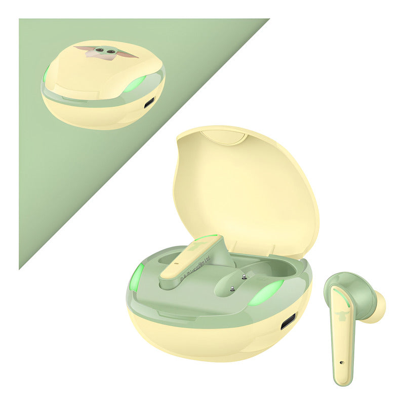 Star Wars Audífonos Baby Yoda Bluetooth Freepods Aud7400/sw1 0960-multicolor