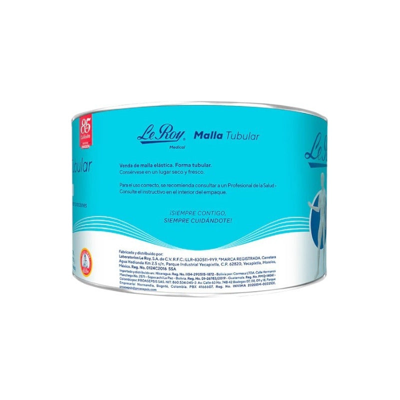 Le Roy Venda Malla Tubular Elástica Cal #2 Bote 100 Metros Blanco