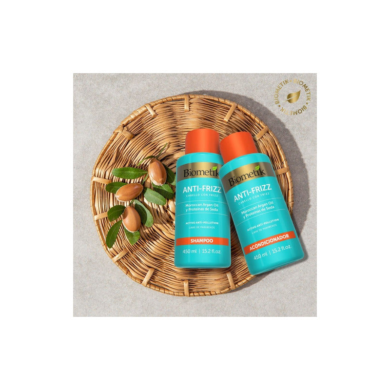 Biometik Acondicionador Anti Frizz Moroccan Argan Oil 450ml