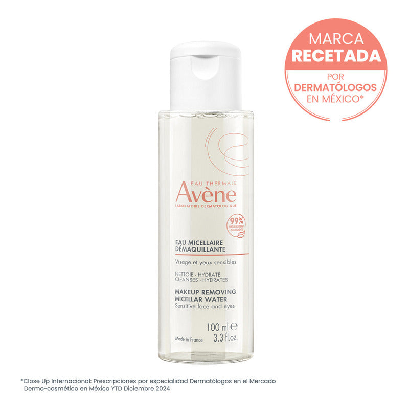 Avène Agua Micelar Desmaquillante Facial 100ml Para Piel Sensible Y Seca
