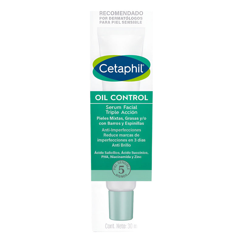 Sérum Facial Cetaphil Oil Control De Triple Acción 30 Ml Grasa Día/noche