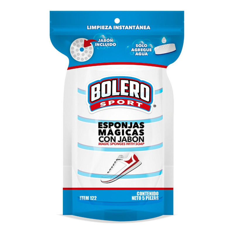Esponjas Mágicas Con Jabón Para Calzado 5pzs Bolero