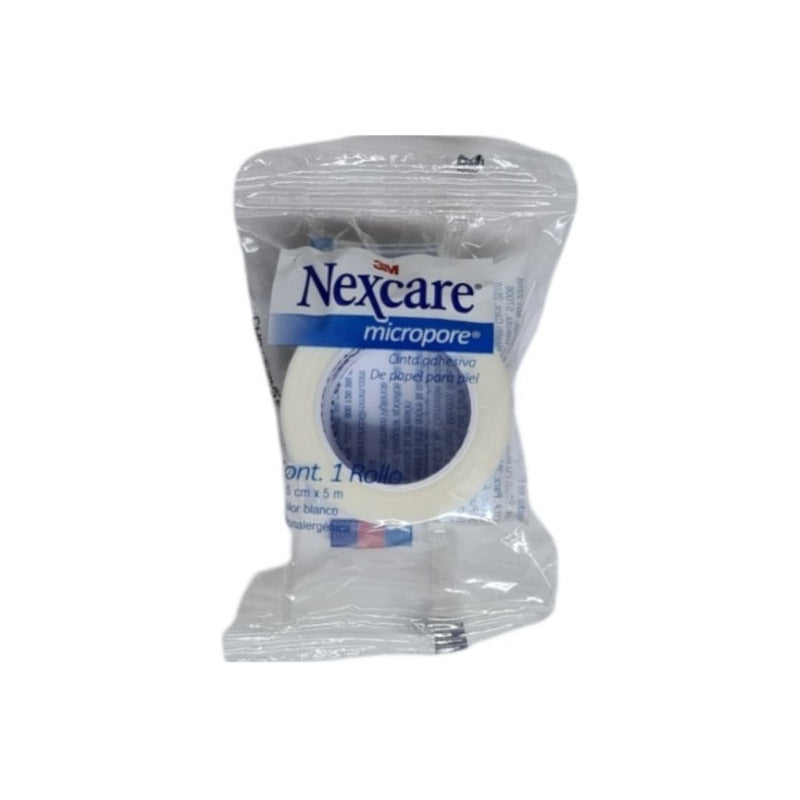 3 Cintas Micropore Blanca 2.5cm X 5m Nexcare 3m