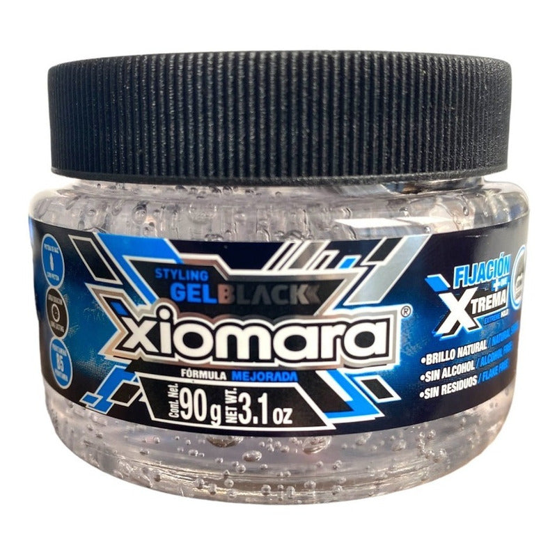 Gel Para Peinar Xiomara Black De Viaje 90g
