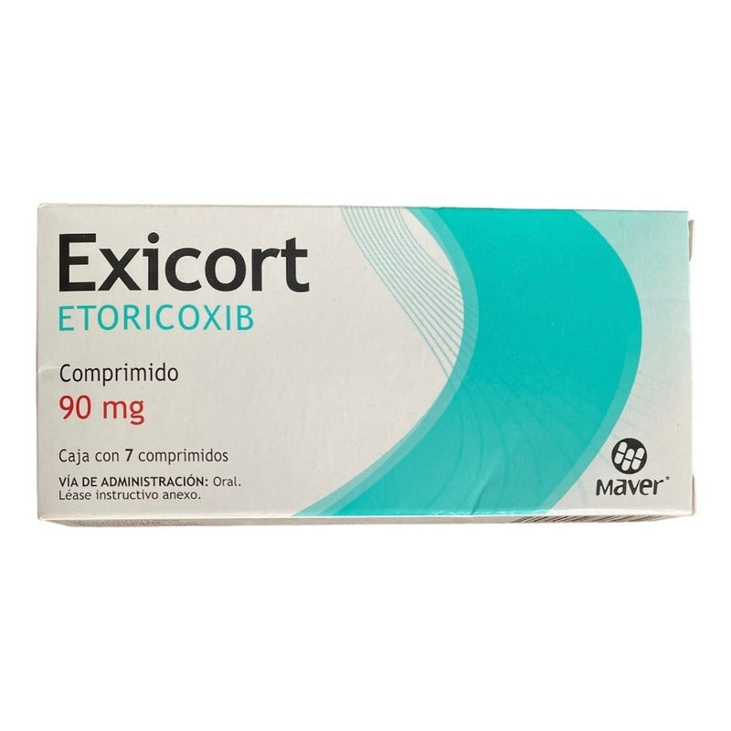 Etoricoxib Exicort 90mg 7 Comprimidos
