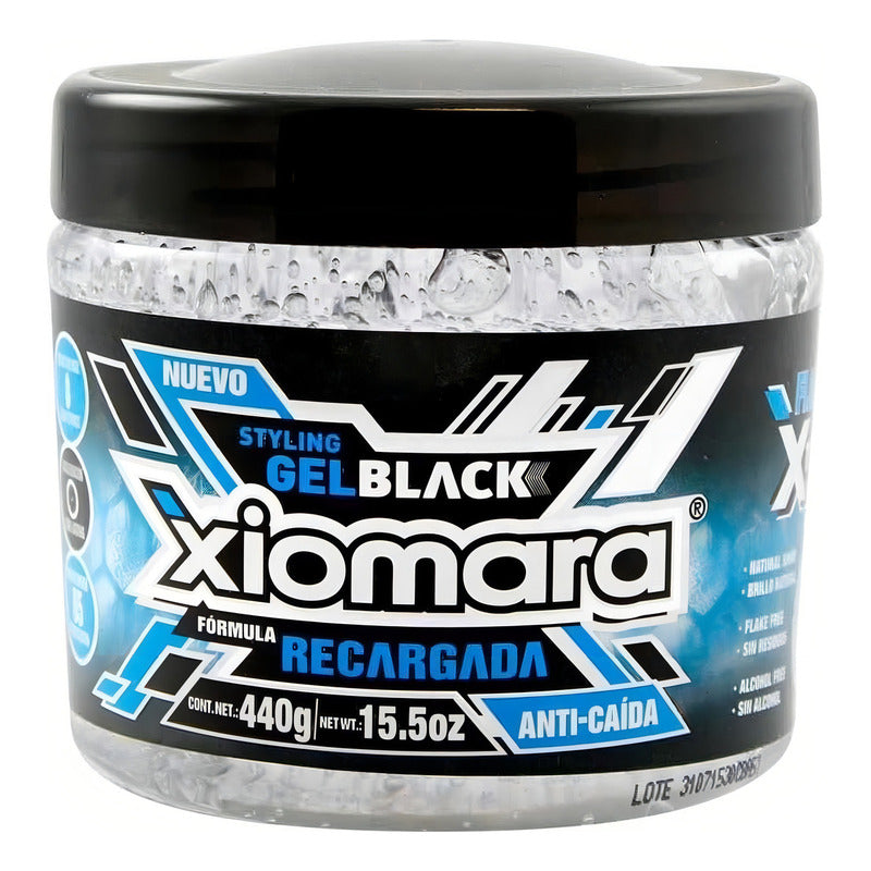 Gel Para Peinar Xiomara Black 440g