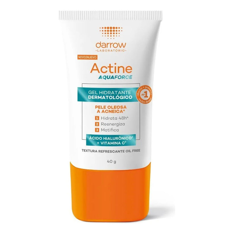 Gel Hidratante Actine Aquaforce Para Pieles Oleosas Y Acneicas 40g Darrow