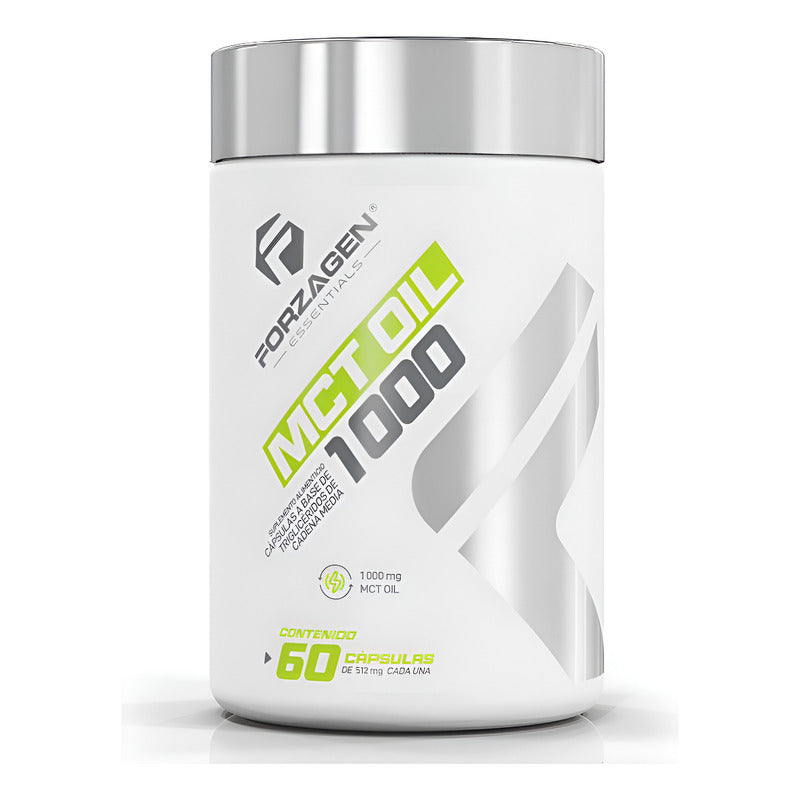 Forzagen Essentials Mct Oil Triglicéridos Cadenamedia 60caps Sin Sabor