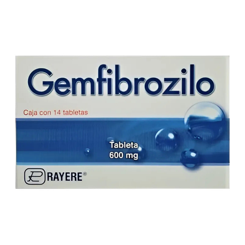 Gemfibrozilo Rayere (lopid) 600mg 14 Tabs