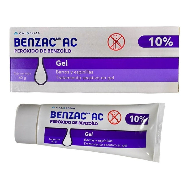 Benzac Ac Gel 10% 60gr Gel Galderma Mixta