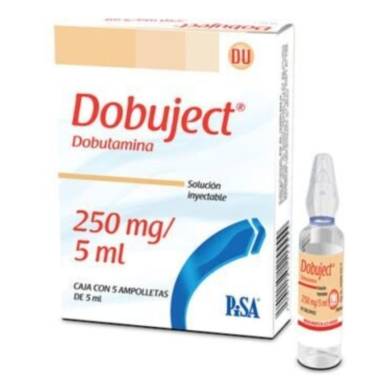 Dobuject Dobutamina 250mg/5ml 5amp