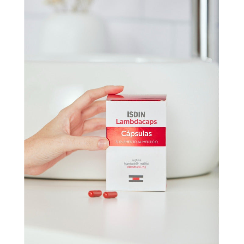 Isdin Lambdacaps Suplemento Alimenticio 30 Cápsulas Sabor Sin Sabor