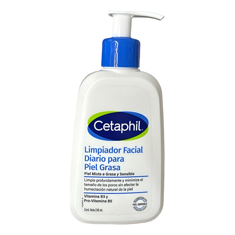 Cetaphil Gel Limpiador Piel Grasa (elimina Acné Y Brillo) Neutra