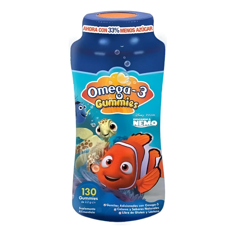 Omega 3 Gummies Kids Nemo 130 G 120 Pzs Gomitas Frutales