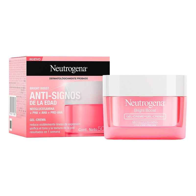 Gel Crema Facial Neutrogena Bright Boost Neoglucosamina 50g