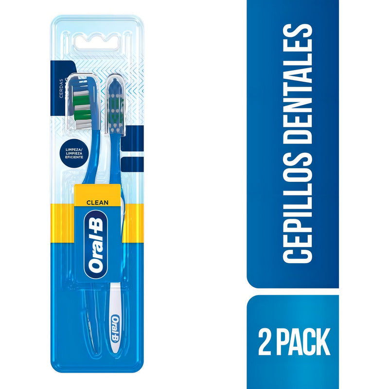 Cepillo De Dientes Oral-b 123 Con Protector Antibacterial 2 Cepillos