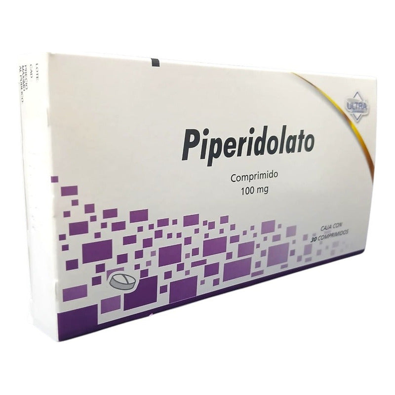 Piperidolato 100mg Caja Con 30 Comprimidos