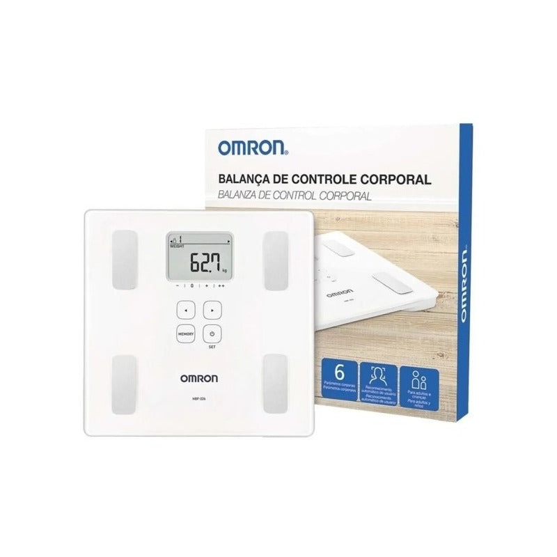Balanza Corporal Omron Con Reconocimiento De Usuario Hbf-226