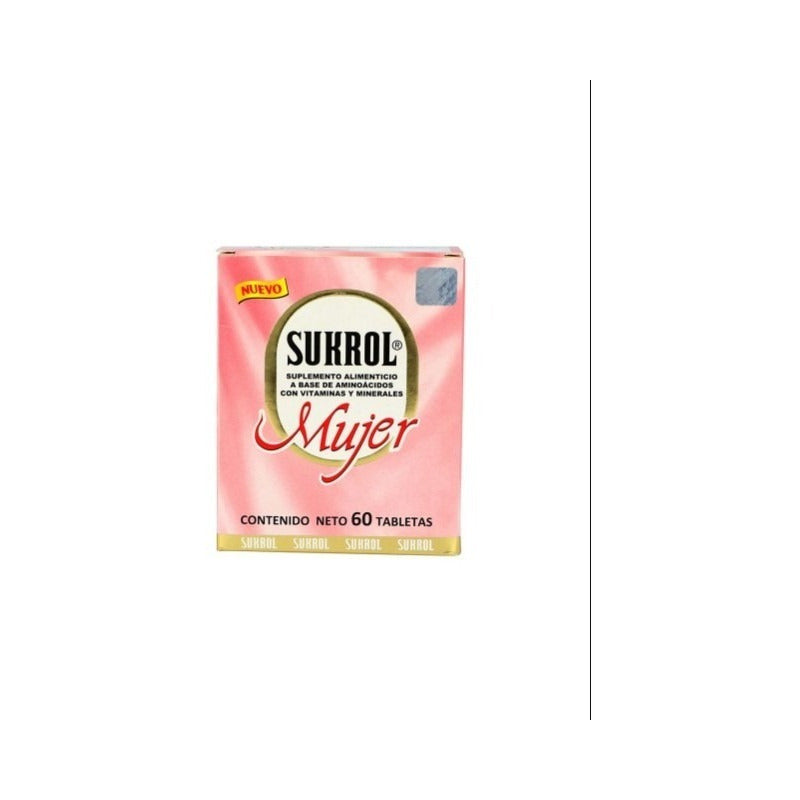 Sukrol Mujer Vitaminas Minerales 60 Tabs Sin Sabor