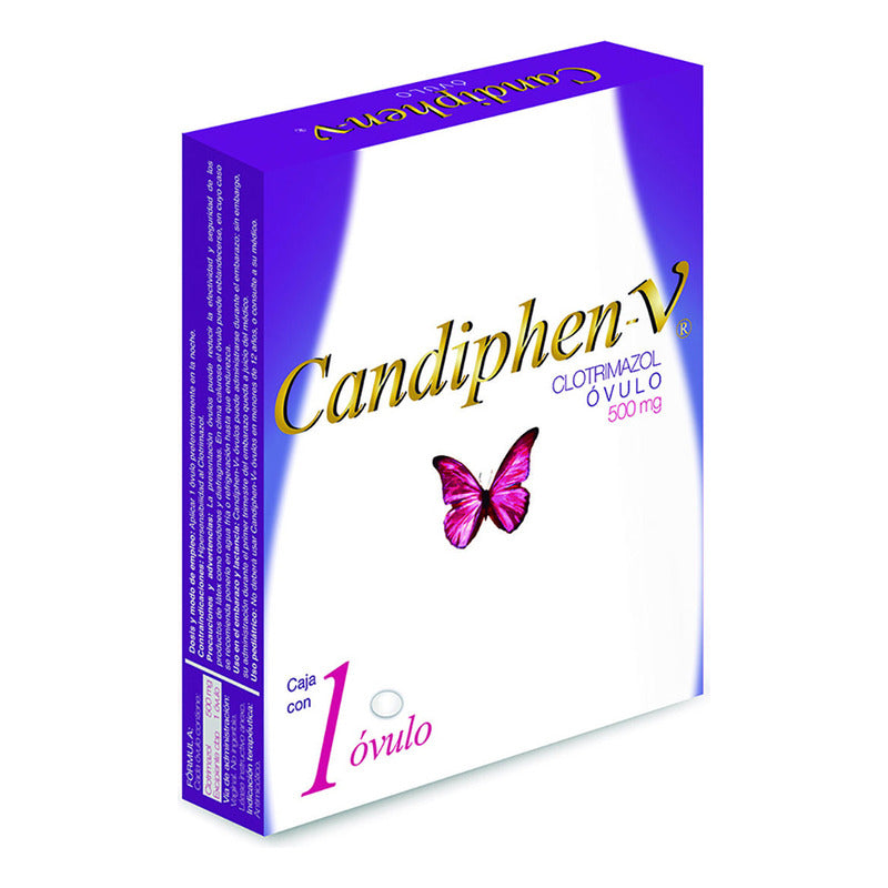 Candiphen-v Óvulos 500 Mg, 1 Óvulo