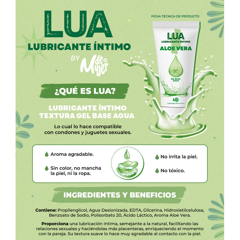 Gel Lubricante Intimo Lua M De Mujer 100ml Sin Sabor Sin Sabor