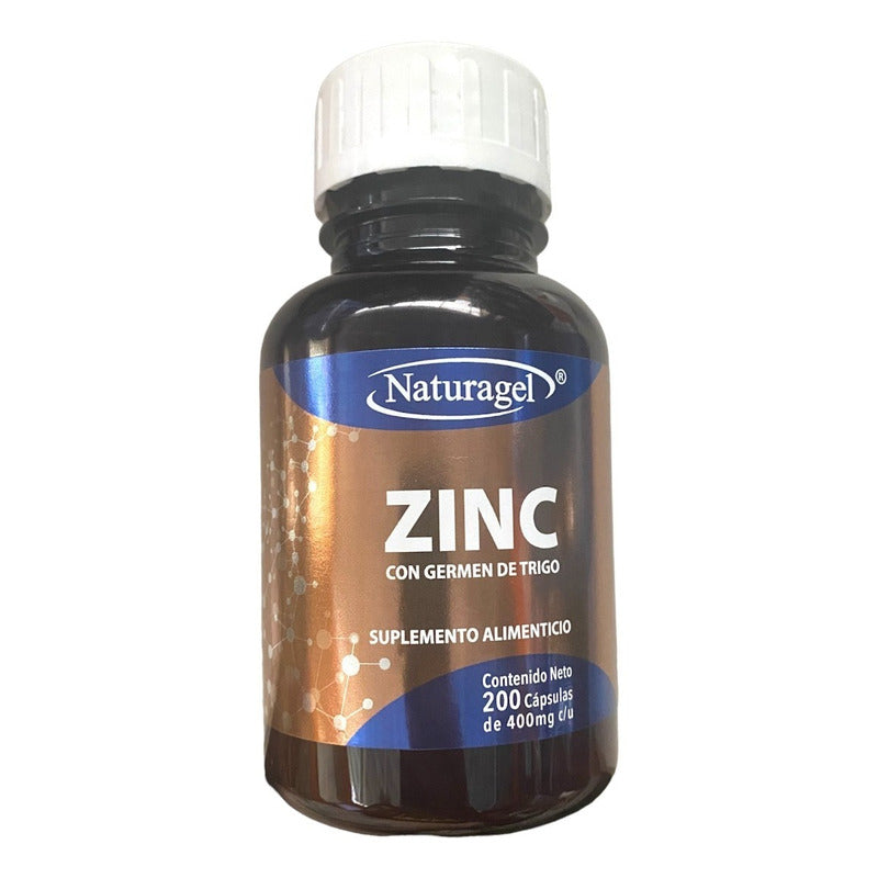 Naturagel Zinc Con Germen De Trigo 200 Caps