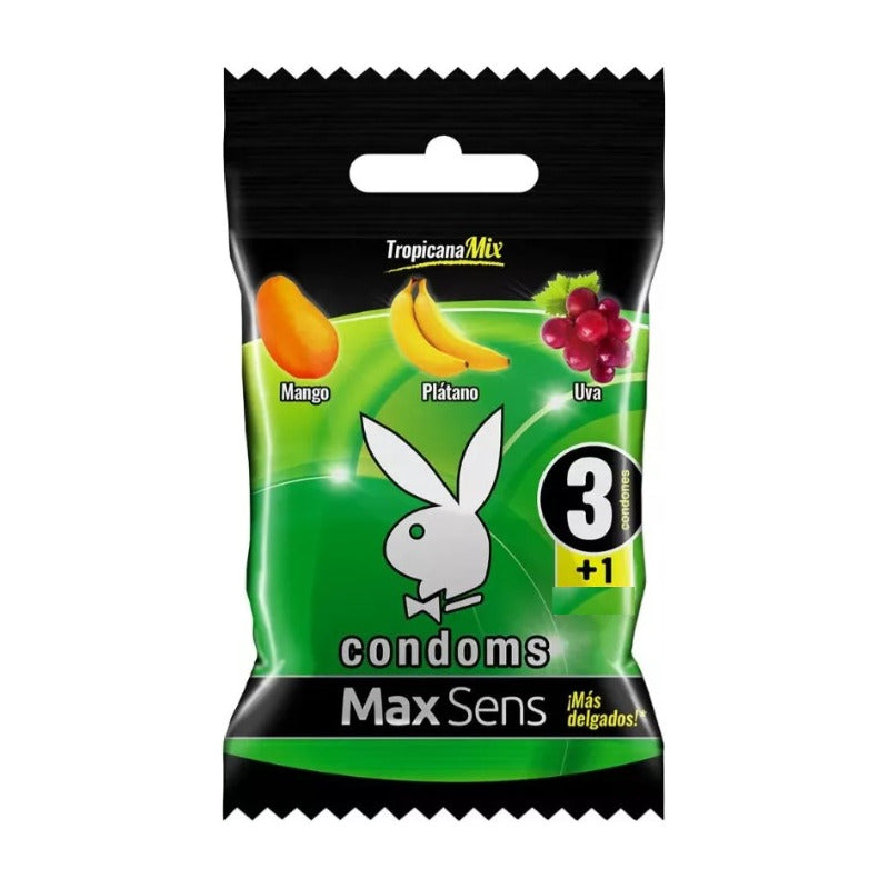 Preservativo Max Sens 3 + 1 Tropicana 4 Condones