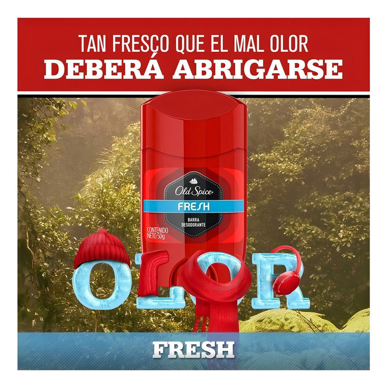 Old Spice Antitranspirante Fresh - Fresh - Pack - 5 - 50 G
