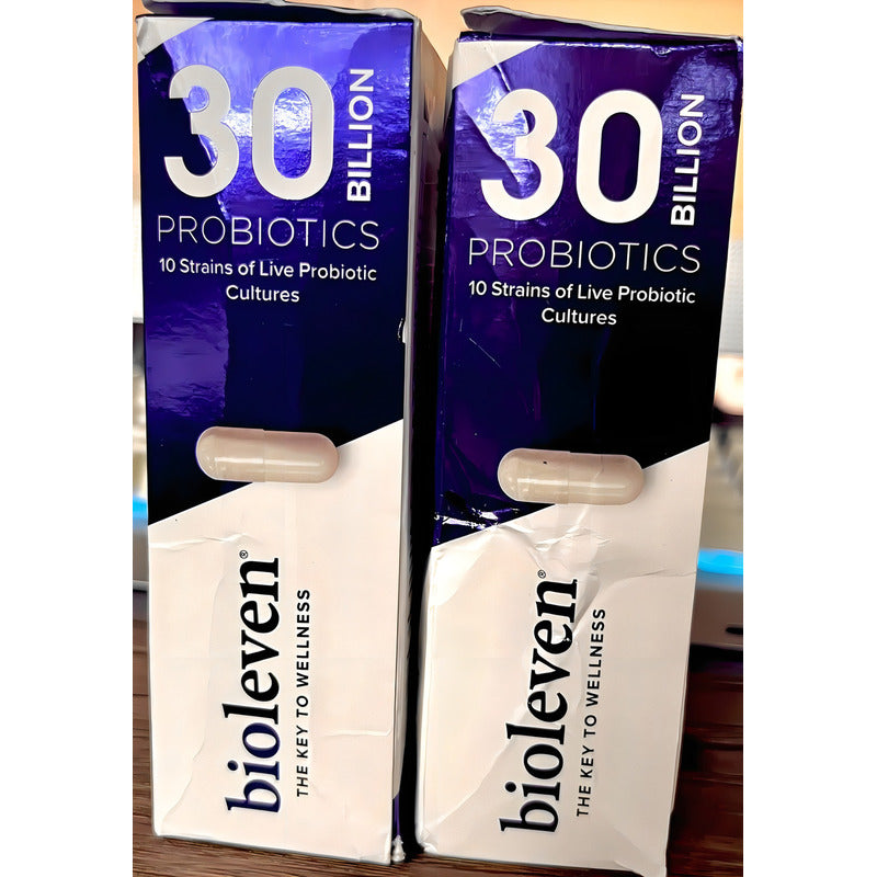 Bioleven Probióticos 60 Capsulas 30 Billones De Probioticos Sabor Sin Sabor