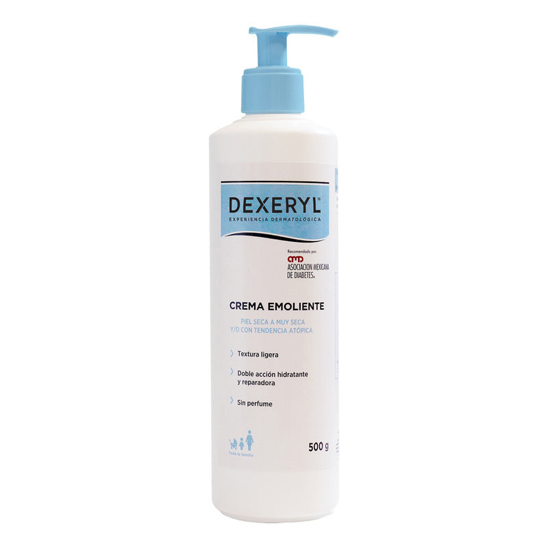 Crema Emoliente Dexeryl Hidratante Reparadora Sin Perfume 500g