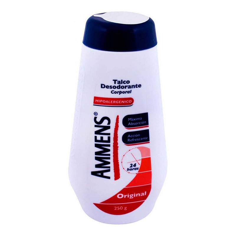 Talco Corporal Ammens Desodorante Original 250g