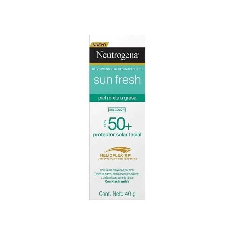 Neutrogena Protector Solar Facial Sun Fresh Sin Color 40gr
