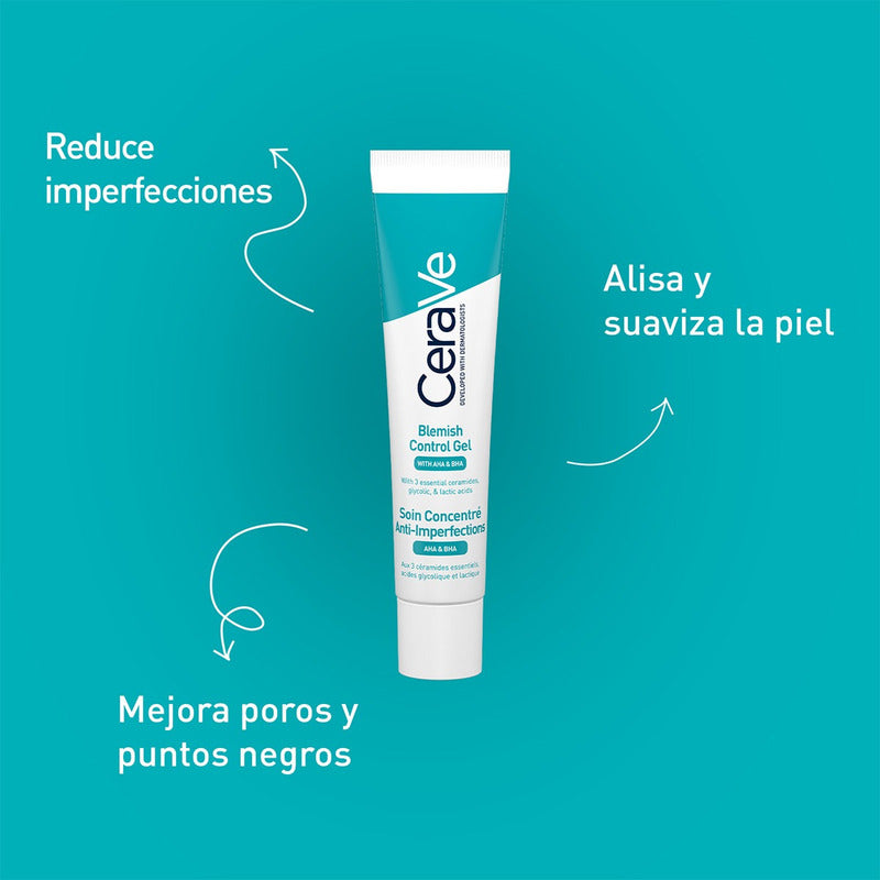 Cerave Gel Control Imperfecciones Anti Acné 40ml Grasa Día/noche