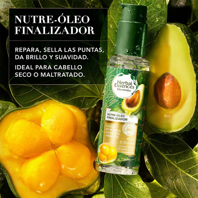 Óleo Finalizador Herbal Essences Bio:renew Pequi & Aguacate Nutre, 95 Ml