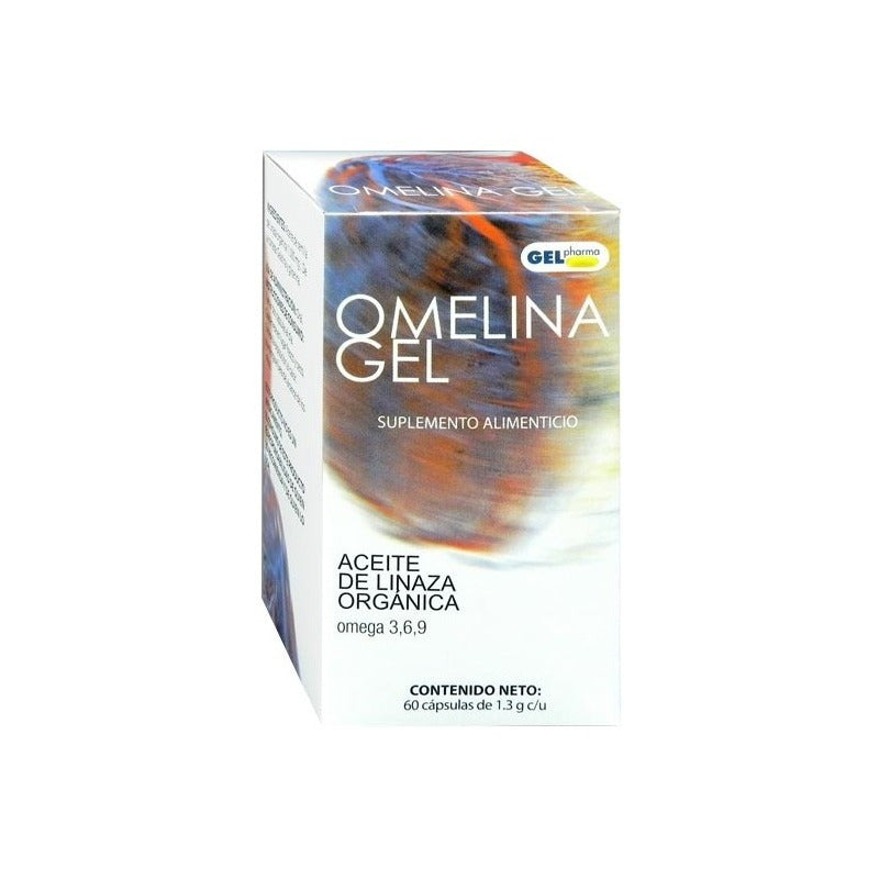 Omelina Gel Omega 3,6,9 Aceite De Linaza Orgánica 60 Cap No