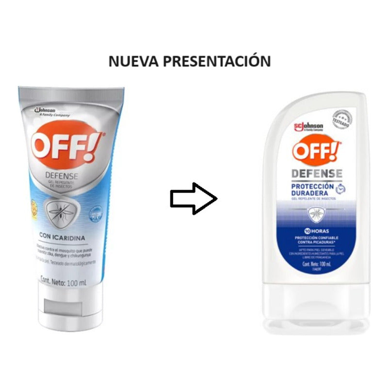 Gel Repelente De Insectos Mosquitos Defense 10hrs Proteccion